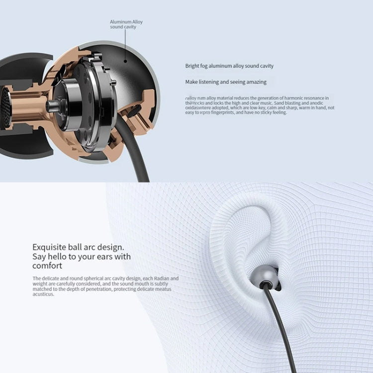 Écouteurs magnétiques super dynamiques d'origine Xiaomi, longueur : 1,28 m, CDTEJ001LS